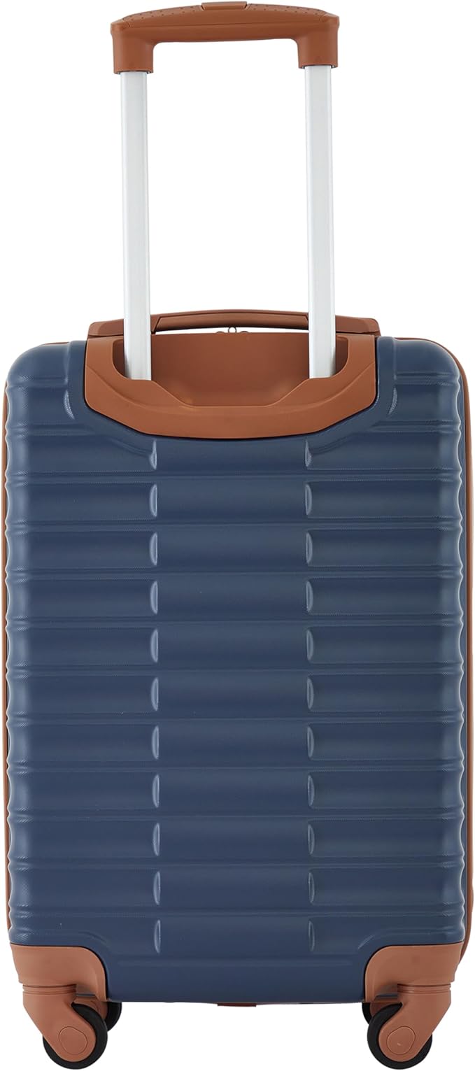 Wrangler 22" Outrider Hardside Carry-On Luggage, Vintage Indigo