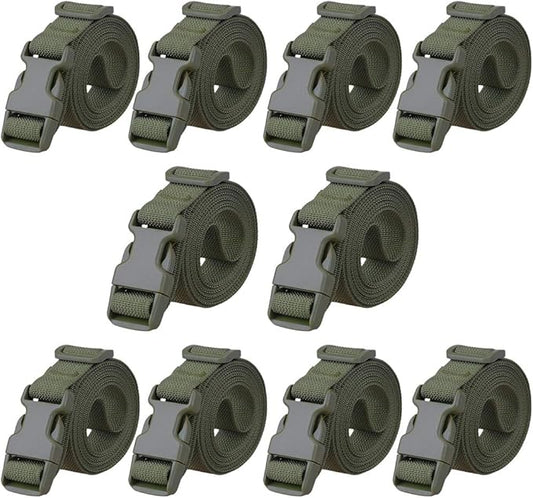 MAGARROW 78" x 1" Strap Buckle Packing Straps Adjustable 1-Inch Belt