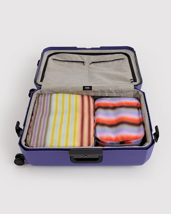 BAGGU Large Packing Cube Set - Gradient Stripes