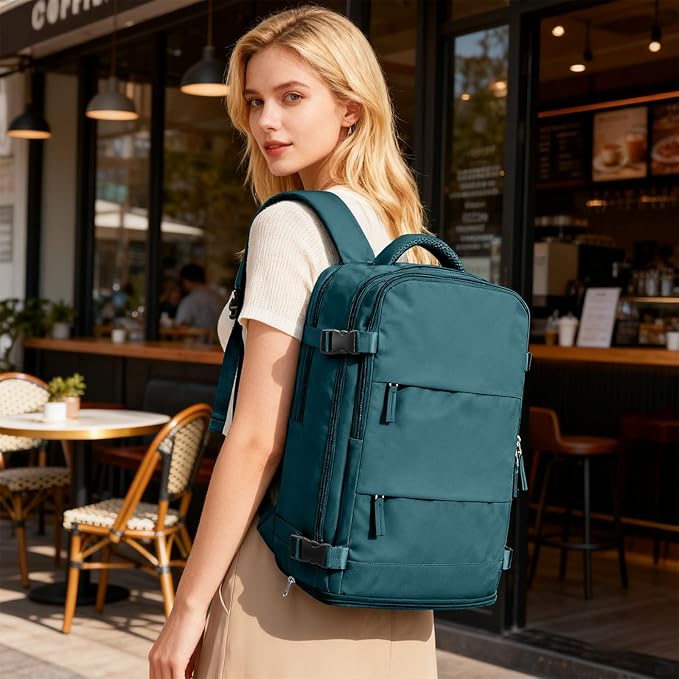 coofay Large Travel Backpack For Women Men Airline Approved Carry On Backpack Flight Approved Waterproof Sports Luggage Backpack Casual Daypack Small Hiking Backpack