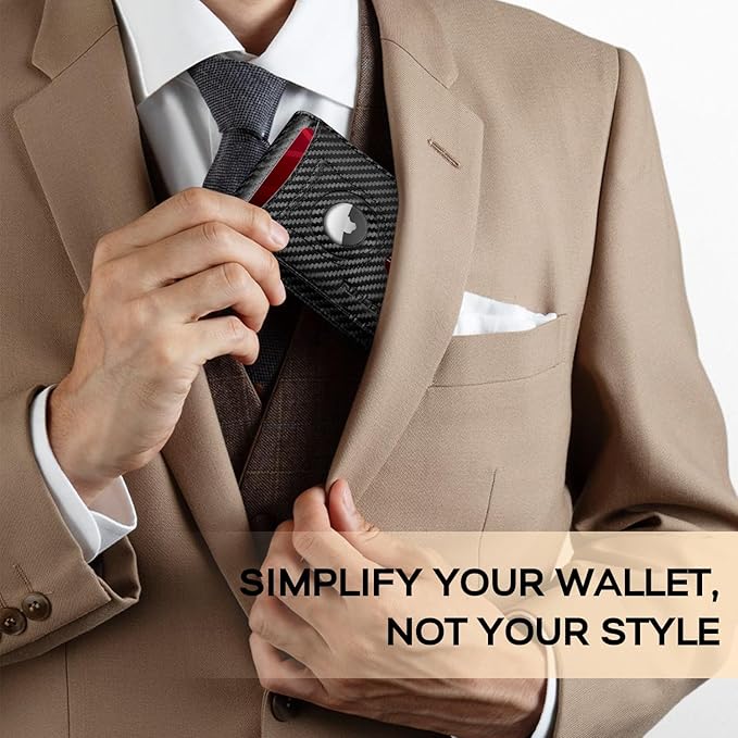 RUNBOX Wallet for Men Slim Rfid Leather 2 ID Window With Gift Box | Slim, Rfid, 2 ID Window, With Gift Box, Slim, Rfid