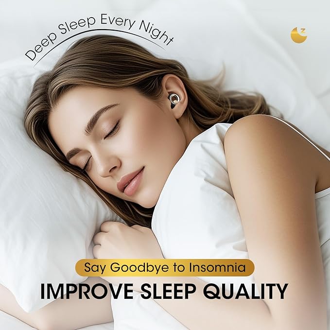 Ear Plugs for Sleeping, 45dB Noise Cancelling Ear Plugs, Reusable Silicone Earplugs for Noise Reduction with 8 Tips, Soft Earplugs for Snoring, Side Sleepers, Concerts, Travel, Work (Black)