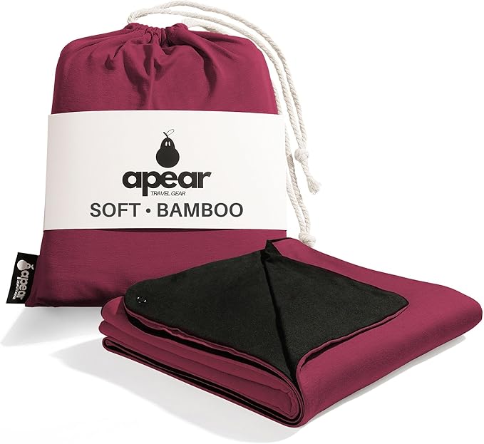 16-in-1 Compact Travel Blanket with Bag – Reversible, Ultra Soft Bamboo Airplane Blanket with Hidden Pocket – Packable for Flights & Travel Essentials (Semi-Weighted, Double Layer)