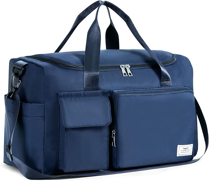 FIORETTO Women's Gym Duffle Bag with Shoes Compartment, 30L Capacity, Ideal for Travel, Gym, Sports, Duffel, Weekender