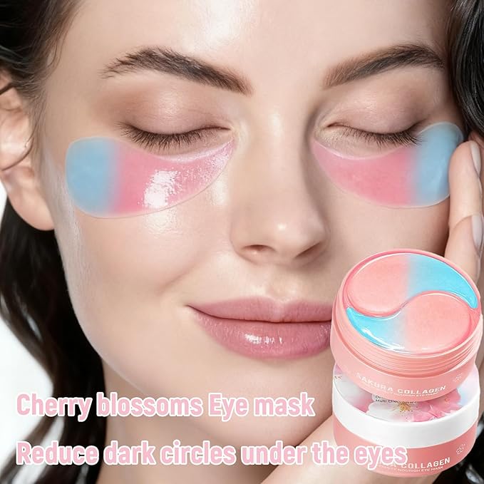 60 PCS Gradient Under Eye Patches, Eye Patch for Puffy Eyes and Dark Circles, Eye Patches for Women, Hydrating Eye Mask Skincare, Skin Treatment Pads, Reduce Dark Circles, Wrinkles, Puffy & Bags