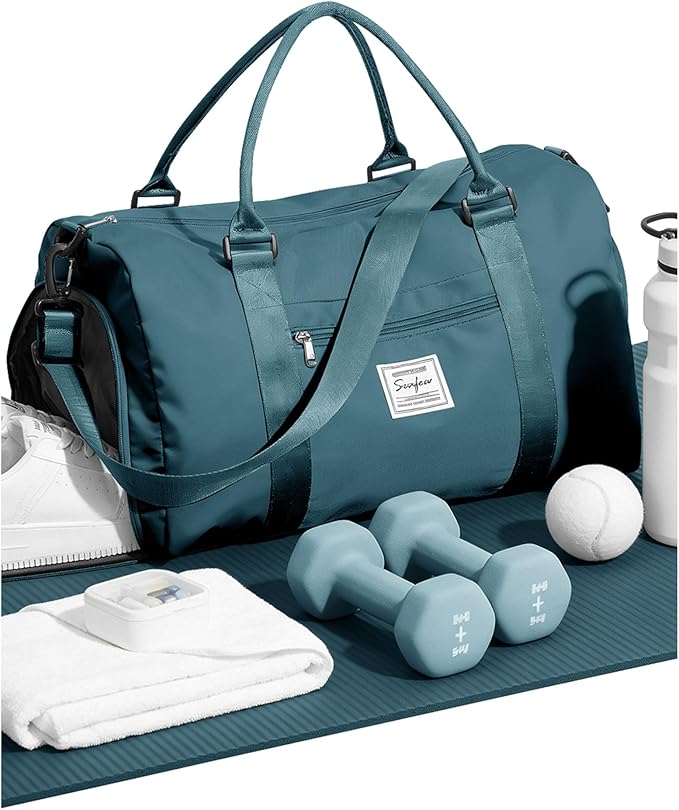 Weekender Duffel Bags for Women Men, Travel Totes Bag for Airplane, Cute Sports Gym Dance Overnight Luggage Bag with Wet Pocket Shoe Compartment, Carry On Hospital Bag for Labor and Delivery