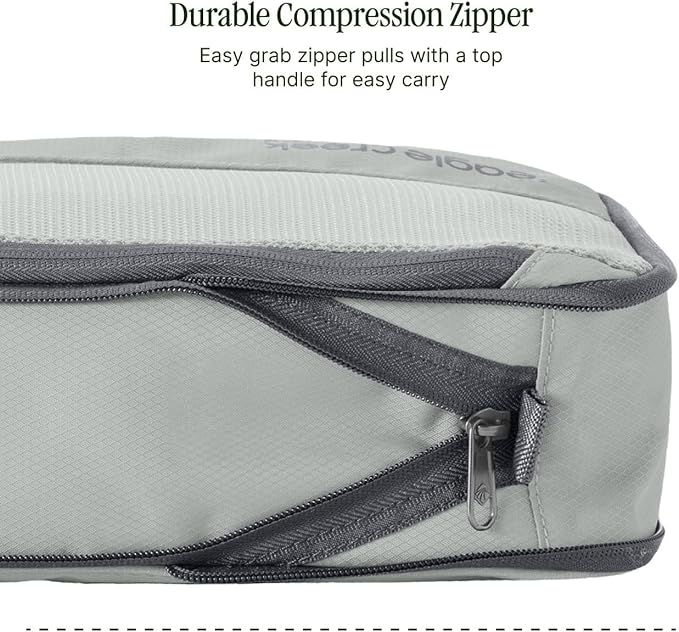 Eagle Creek Pack-It Specter Compression Packing Cubes - Durable, Ultra-Lightweight and Water-Resistant Ripstop Fabric Suitcase Organizer Bags for Clothing and Gear