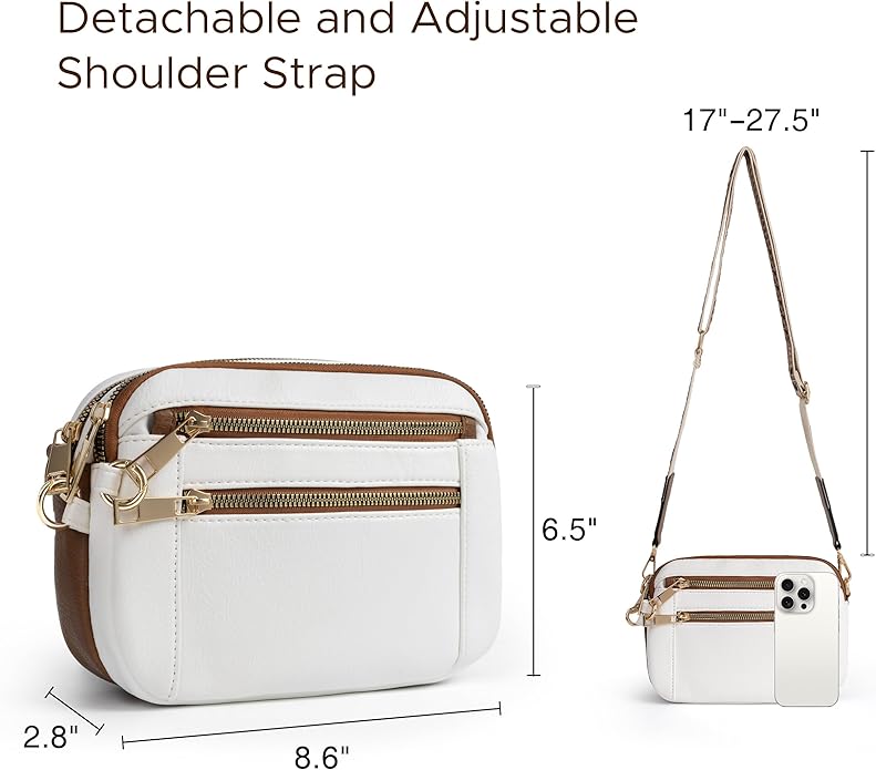 Anti Theft Crossbody Bag for Women, Slash-resistant RFID Blocking Travel Purses, Small Shoulder Bag Handbag