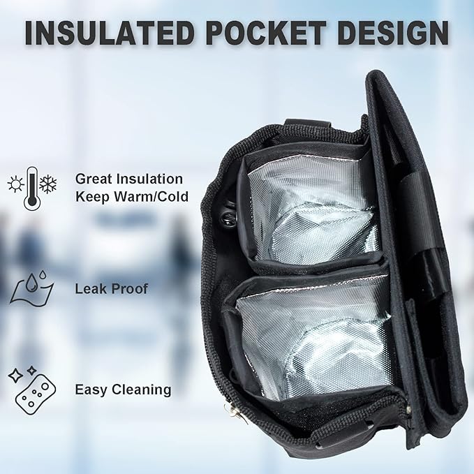Luggage Travel Cup Holder with Luggage Straps Free Hand Drink Caddy Beverage Holder Travel Accessories Gift for Flight Attendants Businessmen Travelers Fits Roll on Suitcase Handles Black