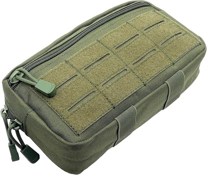 Tactical Molle Pouch, Multi-Purpose EDC Admin Pouch Utility Gadget Gear Backpack Military Waist Bag for Outdoor, Hunting, Traveling, Hiking