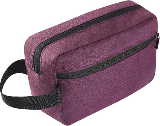 Travel Toiletry bag Toiletry bag for women men Hanging Cosmetic bag Travel accessories for Women Men (Deep purple)
