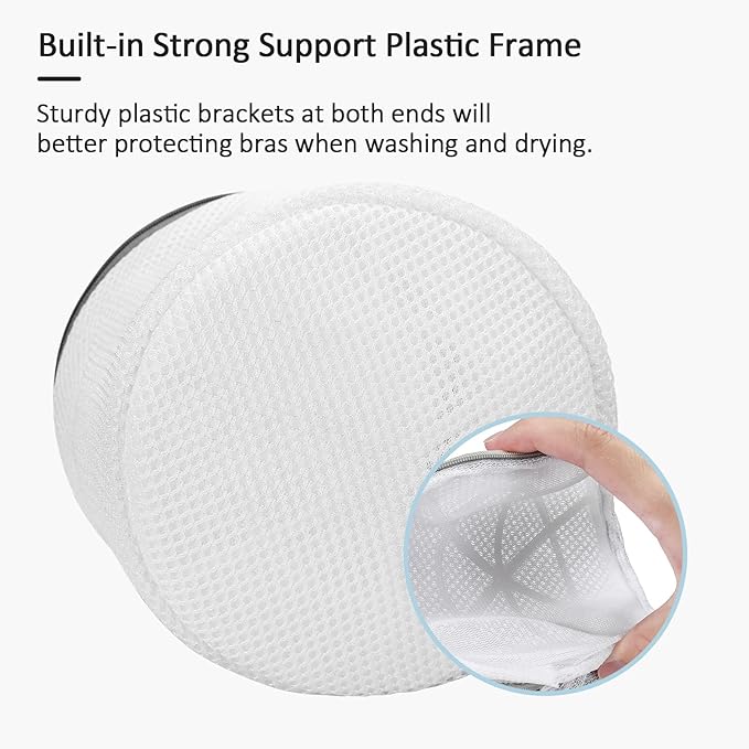 GOGOODA Laundry Mesh Bag Bra Wash Bag for Lingerie, Underwear, Delicates (3 Set)