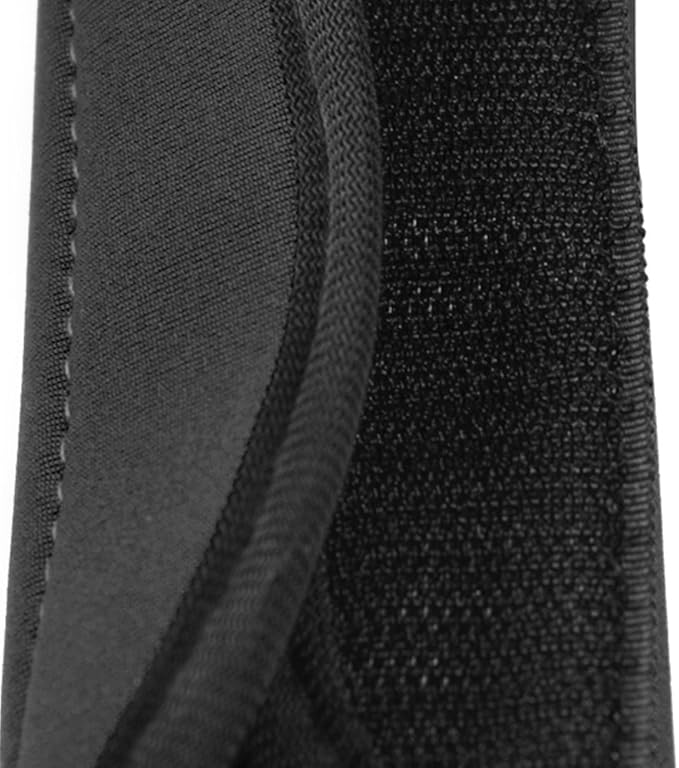 Cosmos Pack of 3 Neoprene Luggage Handle Wrap Handle Grip Luggage Identifier for Travel Bag Luggage Suitcase (Black Color)
