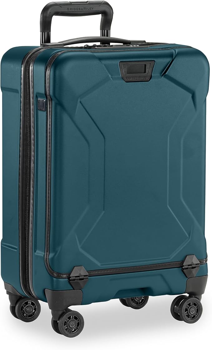 Briggs & Riley International 21" Carry On Spinner - Luggage for Travel, Suitcases with Wheels, Hardside Rolling Bag for Men & Women, Self-Repairing Zipper - Torq Collection, Ocean