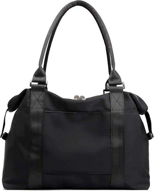 forestfish Duffle Tote Bag Weekender Bags For Women Travel With Trolley Sleeve | Travel, with Trolley Sleeve