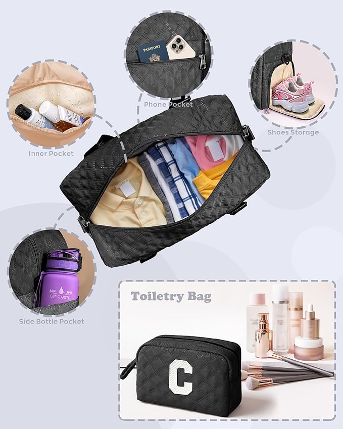 Duffel Bag Travel Bags for Girls, Kids Overnight Bag, Sleepover Bag, Gift for Kids, Gifts for Mom, Graduation Gifts for Her