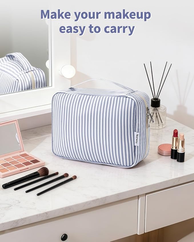 Narwey Small Hanging Travel Toiletry Bag for Women, Travel Bag for Toiletries, Makeup Bag Organizer Cosmetic Bags Make Up Bags for Girls