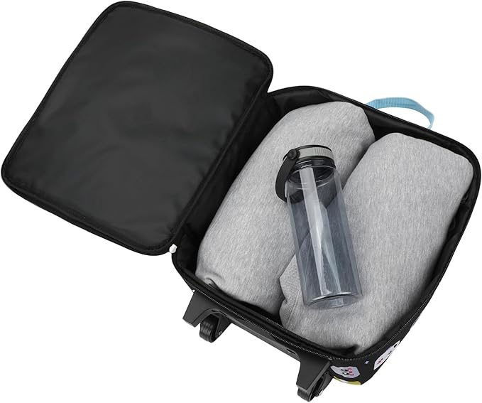 Bioworld LankyBox 4-Piece Kids' Carry On Travel Set - Officially Licensed with 14" Pilot Case Duffle Bag Utility Case and Luggage Tag