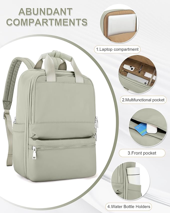 wepadre Small Travel Backpack Carry on Flight Approved Personal Item Travel Bag Carry on Backpack for Women Work Laptop Backpack for Traveling Carry on Luggage