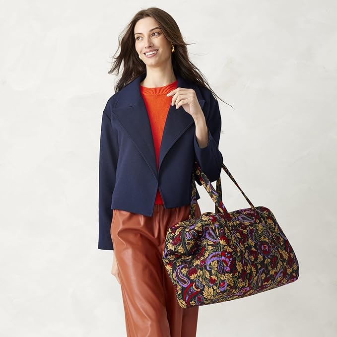 Vera Bradley Women's Cotton Large Miramar Weekender