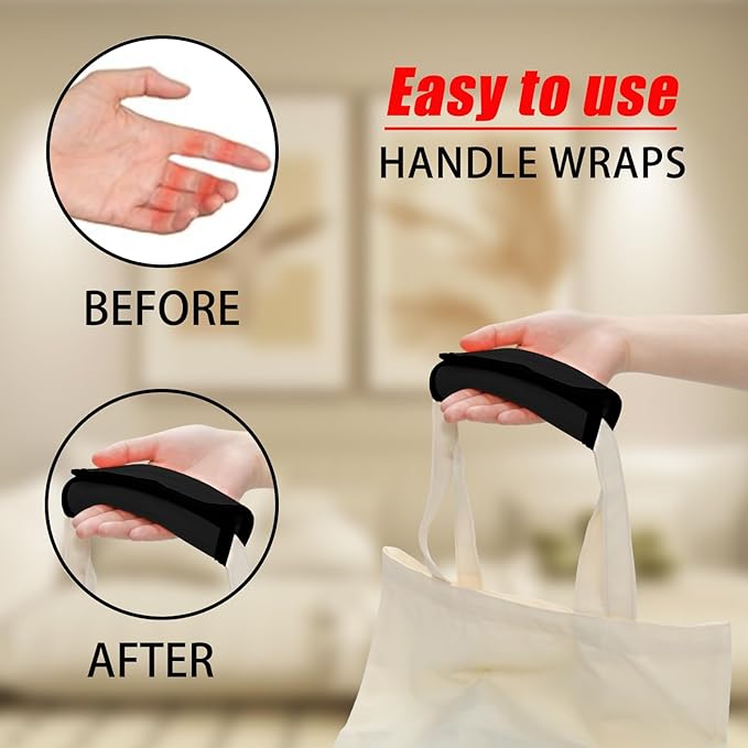 4pcs Luggage Handle Wraps For Suitcase - Soft Suitcase Handle Covers for Travel Accessories（Green, Bright Color for Suitcase Tags Identifiers ）