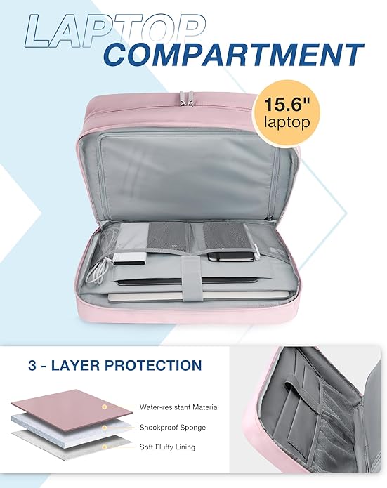 BAGSMART Weekender Bags for Women, Travel Duffle Overnight Bag Personal Item Bag with Shoe Bag for Travel Essentials