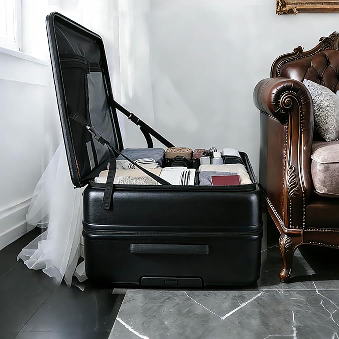Checked Luggage with Spinner wheels, 28 inch luggage with spinner wheels, large suitcases with wheels, Hard Shell Top-open Design Expandable Large Luggage