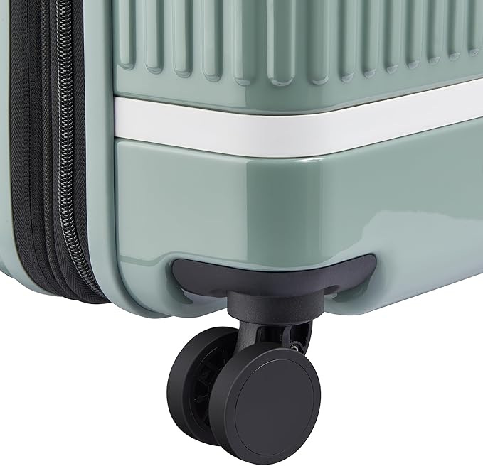 florence by mills Spin Me Away Hardside Expandable Luggage with Spinner Wheels, Sage Green, Carry-On 20 Inch