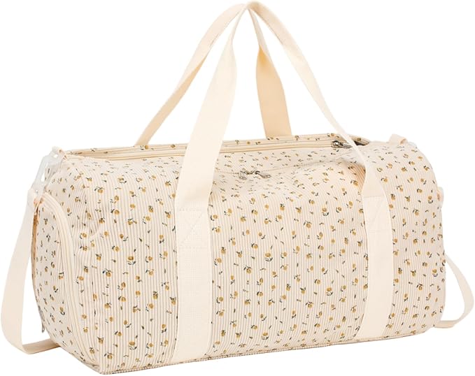 BTOOP Duffle Bag for Gym Sports Women Girls Workout Travel Bag Weekender with Shoe Compartment and Wet Pocket