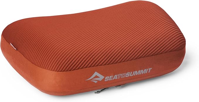 Sea to Summit Aeros Premium Inflatable Travel Pillow, Large, Picante