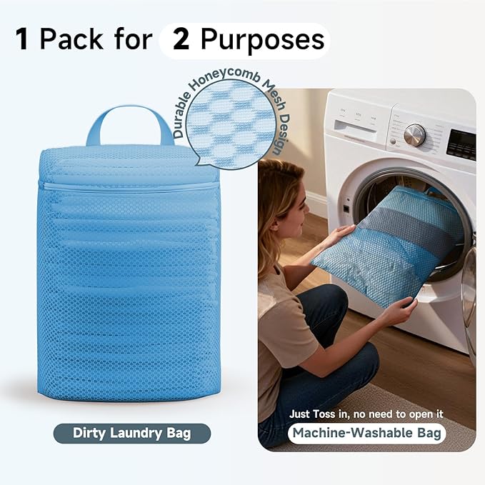 11 Set / 9 Set Packing Cubes for Travel,Gifts for Women Mom Kids,TSA Approved Bags for Makeup, Cosmetic, Toiletry, Organizers for Suitcase Carry On,Cruise Essentials Airplane Accessories,Azure Blue