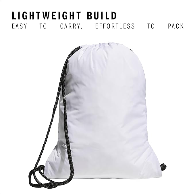 adidas Alliance Sackpack – Drawstring Backpack for Sports, Small Gym Bag