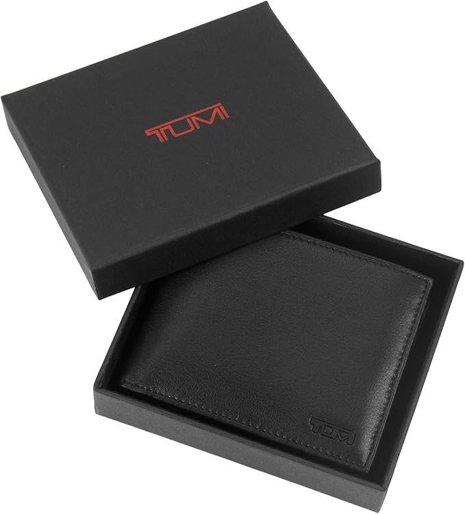 TUMI - Delta Global Removable Passcase Wallet - Leather Wallet - RFID Blocking - ID Window & Card Slots - 4" x 5" x 1" - Black
