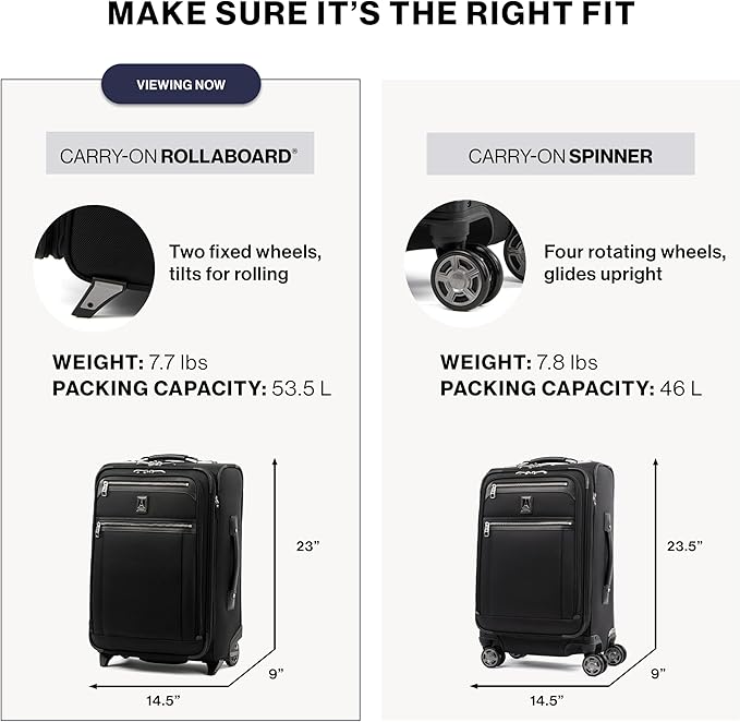 Travelpro Platinum Elite Softside Expandable Carry on Luggage, 2 Wheel Upright Suitcase, USB Port, Men and Women, Bordeaux, Carry On 22-Inch