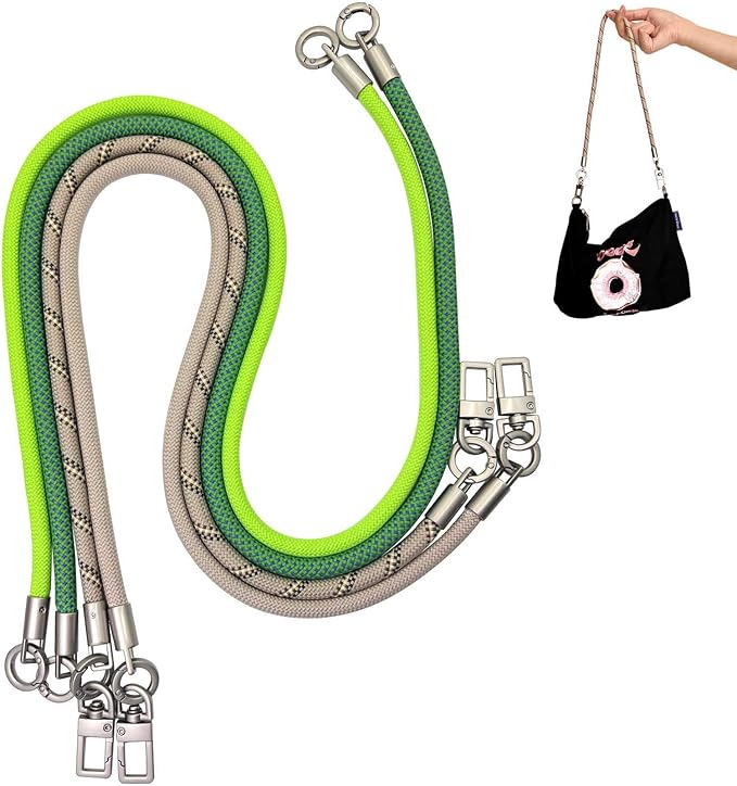 4-Pack Paracord Bag Handles – DIY Replacement Straps for Shoulder Bags, Crossbody Bags & Handbags