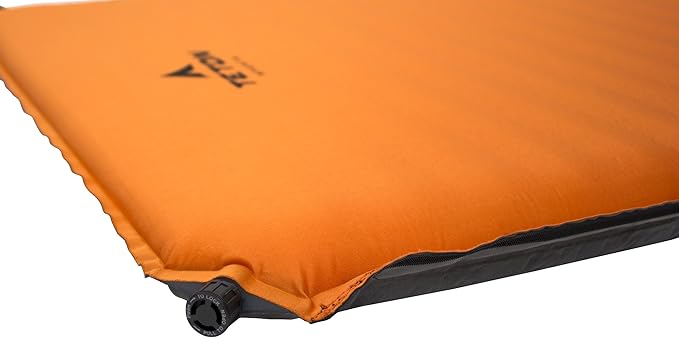 Teton Camping Seat Cushion; Stadium Seat; Office Chair; Car Pad; Inflatable, Orange