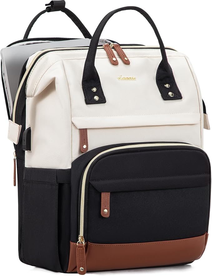 LOVEVOOK Laptop Backpack for Women, 17 Inch Work Business Backpacks Purse With Large Capacity
