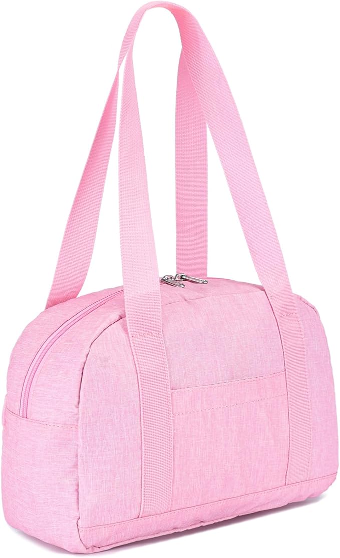 Mini Gym Bag for Women Girls, 12 inch Small Gym Tote, Lightweight Small Carry On Duffle Bag for Travel Sports
