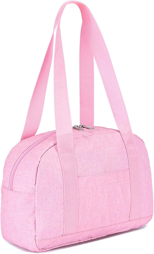 Mini Gym Bag for Women Girls, 12 inch Small Gym Tote, Lightweight Small Carry On Duffle Bag for Travel Sports