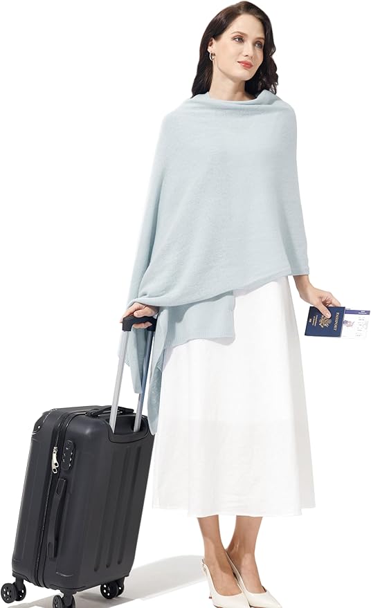 Soft Cashmere Blend Wrap Chic Scarf Stole for Women Wayfarer Travel Extra Large 87"x28"