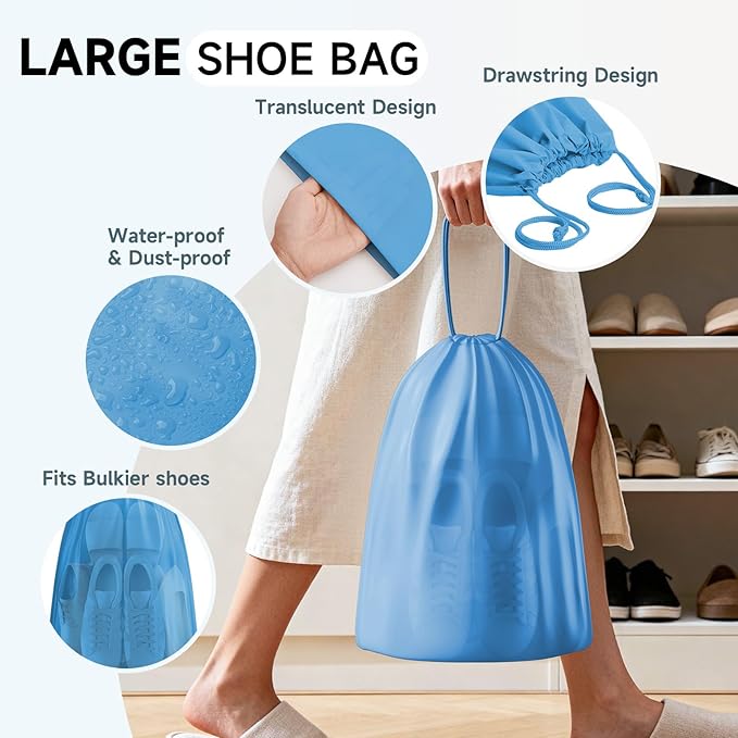 11 Set Packing Cubes for Travel, Gifts for Women Mom Kids, TSA Approved Bags for Makeup, Cosmetic,Toiletry, Suitcase Organizers for Checked Luggage, Cruise Essentials, Airplane Accessories, Azure Blue