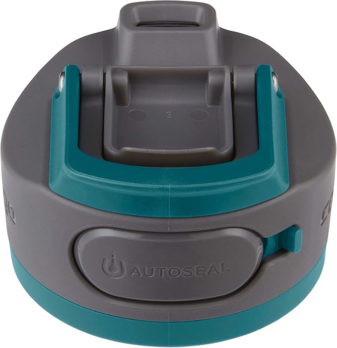 Contigo AUTOSEAL Cortland 24oz Water Bottle BPA-Free Plastic Spill Leak-Proof Lid and Carry Handle Dishwasher Safe Spirulina (Pack of 4)