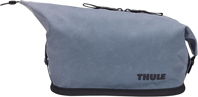 Thule Aion Toiletry Bag - Water-resistant bag for toiletries, makeup & shaving essentials - Removable liquids bag included - Easy to clean - Snap loop for easy hang - Waxed, PFC-free fabric