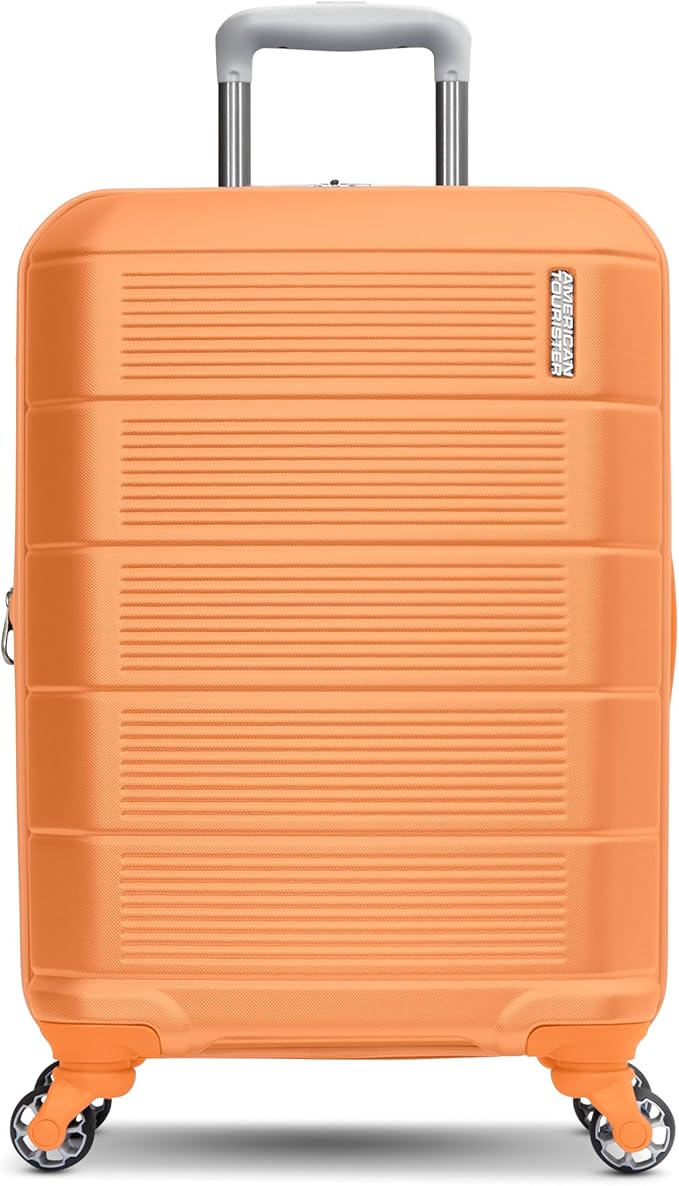 American Tourister Stratum 2.0 Expandable Hardside Luggage with Spinner Wheels, 2-Piece Set 20/28, Papaya