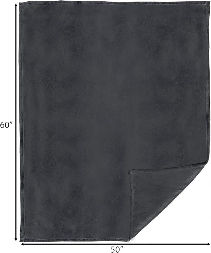 CARSTENS, INC. Travel Blanket, Premium Compact 2-in-1 Airplane Blanket/Pillow, Perfect Grey