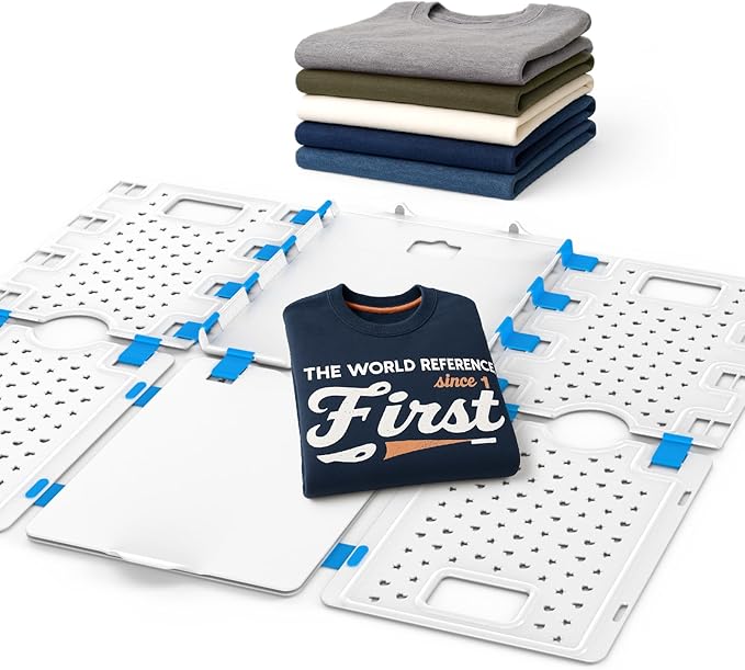 BoxLegend Shirt Folder Board Enlarged Version,Tshirt Organizer for Easy Use ,Laundry Folding Board for Sweaters, Hoodies, and thick Clothing