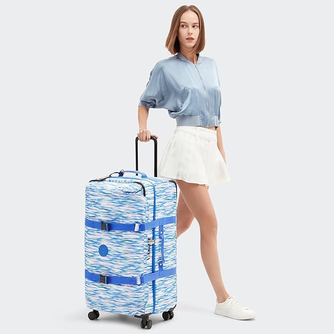 Kipling Women's Spontaneous Large 31-Inch Softside Spinner Wheel Luggage, Integrated TSA Accepted Lock
