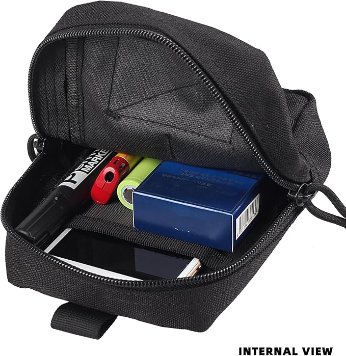 AMYIPO MOLLE Pouch Multi-Purpose Compact Tactical Waist Bags Small Utility Pouch 2 PCS Small Pouch