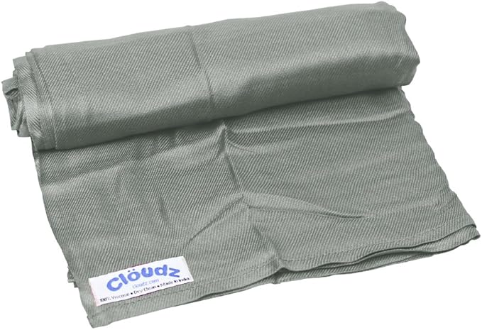 Cloudz Cozy Compact Airplane Travel Blanket for Your Flight, Car, Camping, Home or Comforting Warmth Anywhere! - Charcoal