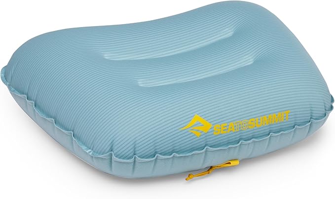 Sea to Summit Aeros Ultralight Inflatable Camping and Travel Pillow, Regular, Aqua Sea